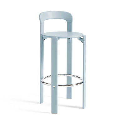 Hay Rey bar stool, slate blue (75cm)