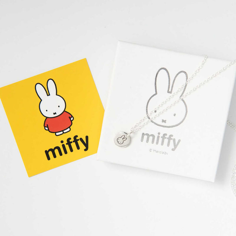 Miffy Sterling Silver necklace, small disc