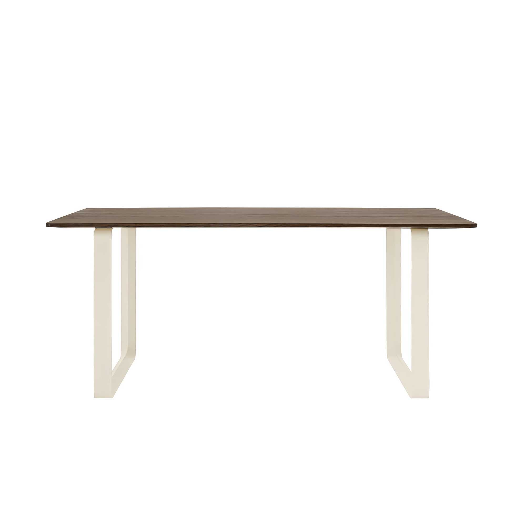 Muuto 70/70 table, solid smoked oak/sand (170x85 cm)