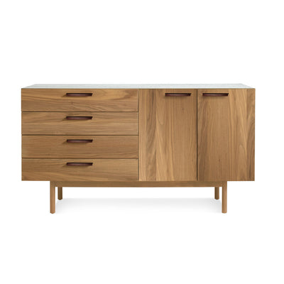 Blu Dot Shale 4 Drawer / 2 Door Credenza