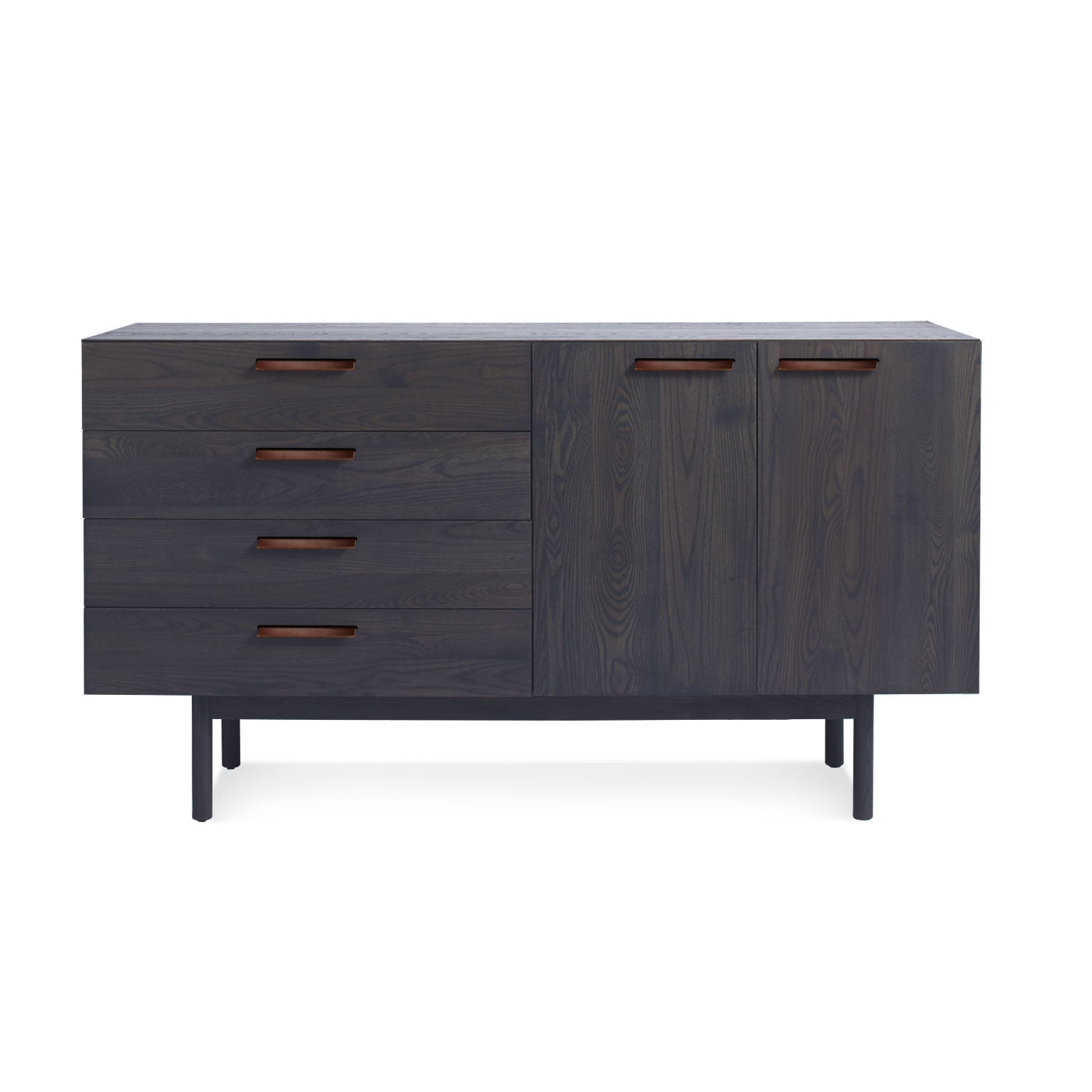 Blu Dot Shale 4 Drawer / 2 Door Credenza
