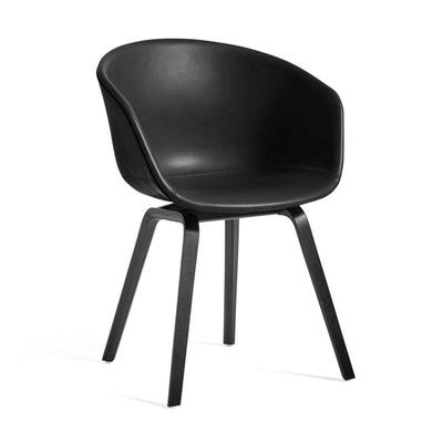 Hay About A Chair AAC23, sierra leather sl1001/black stained oak
