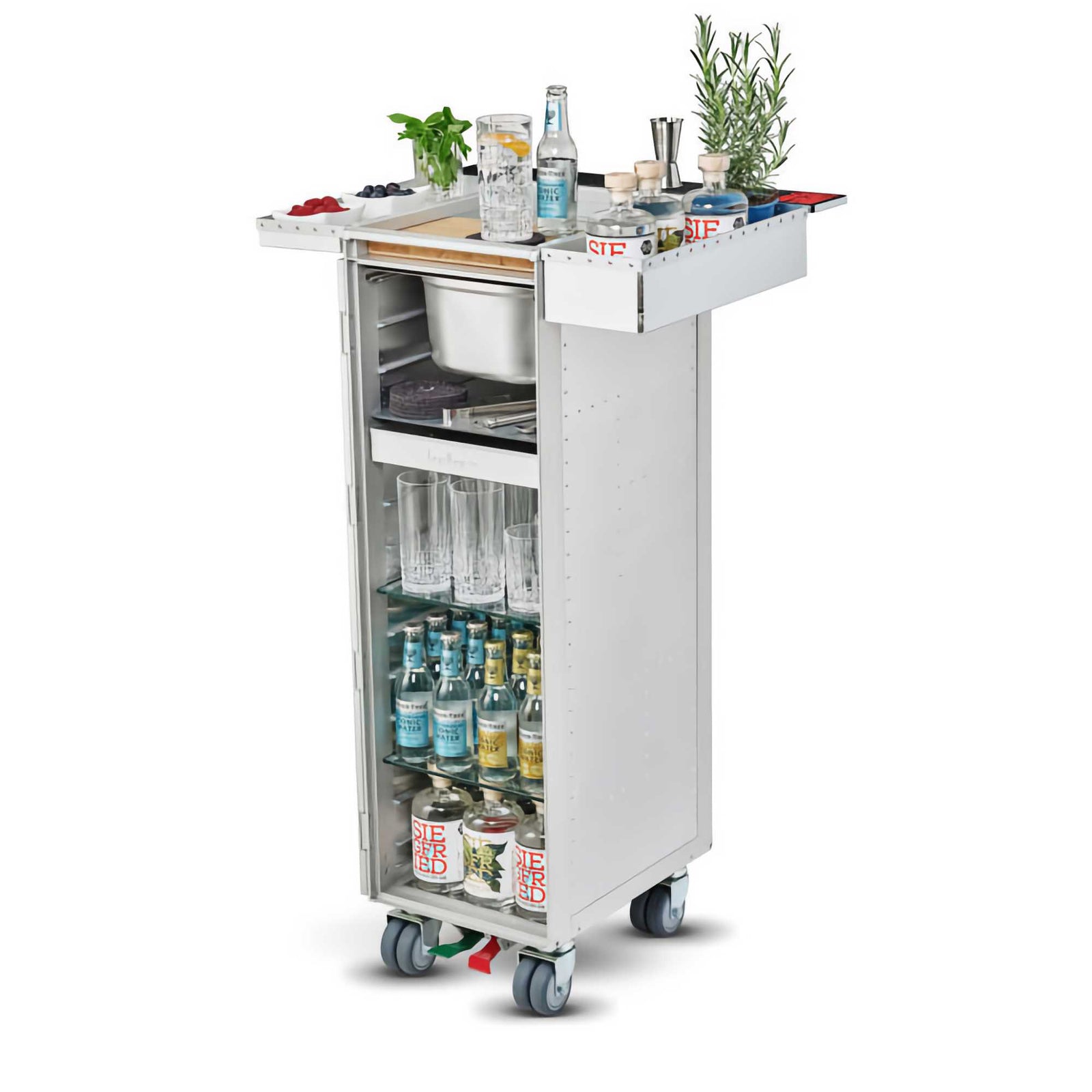 Bordbar x Siegfried Rivet Rocker Gin Cart