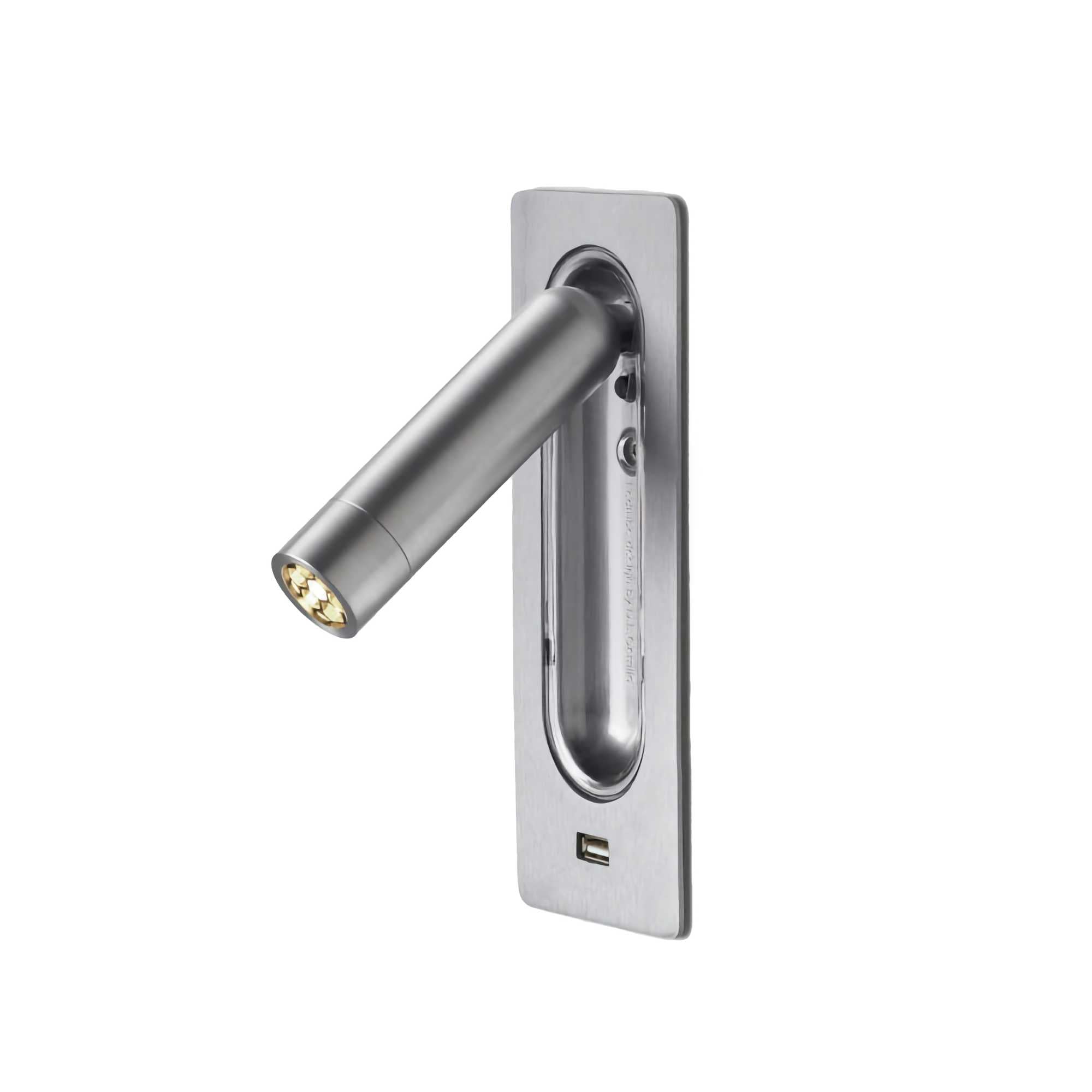 Marset Ledtube USB wall, aluminium