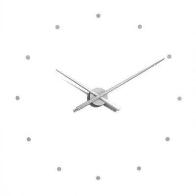 Nomon OJ wall clock, silver