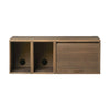 Northern Hifive cabinet system wall, smoked oak (100cm)