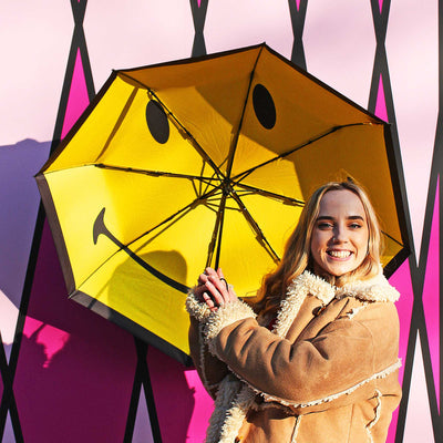 Suck UK Smiley® Folding Umbrella
