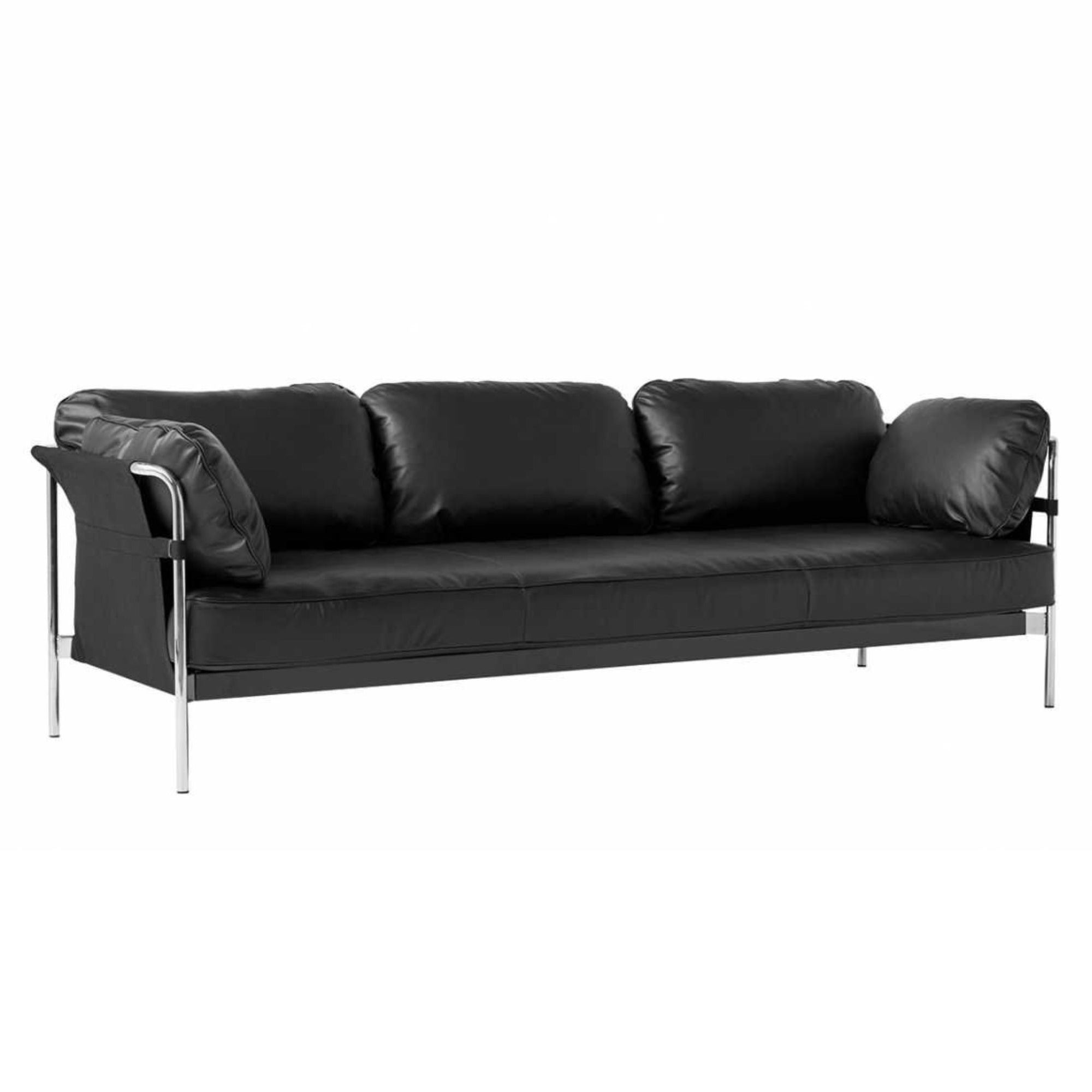 HAY Can 3-Seater Sofa 2.0 , Chrome-Black-Silk0842
