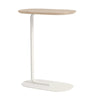 Muuto Relate Side Table (H73.5cm) , Solid Oak/Off White