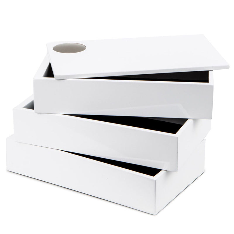 Umbra Spindle storage box, white