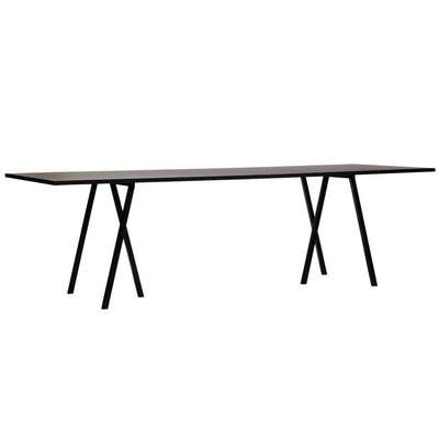 Loop Stand Rectangular Table L200 x X92.5 , Black