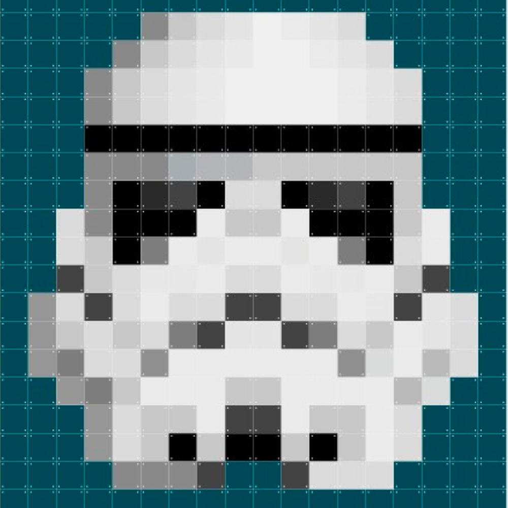 Star Wars IXXI Stormtrooper pixel