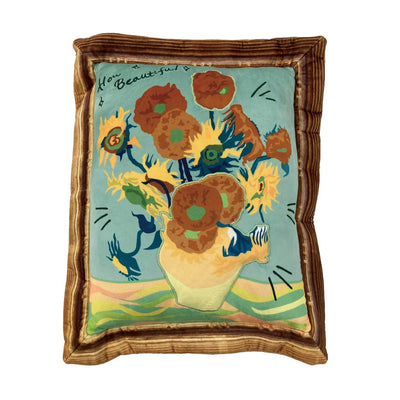 LivHeart Art Plush Cushion, Sun Flower (44x52cm)