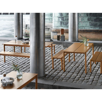 Muuto Linear Steel table (140x75 cm) (outdoor)