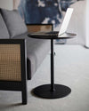 Innovation Living Kiffa Adjustable Table, Black ø45xh41cm