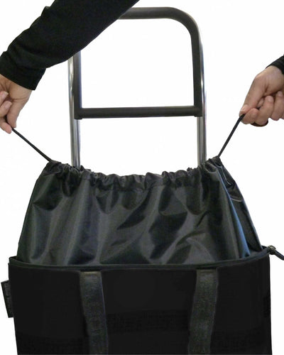 Rolser Mini Bag Plus MF shopping trolley, black (2-Wheels)