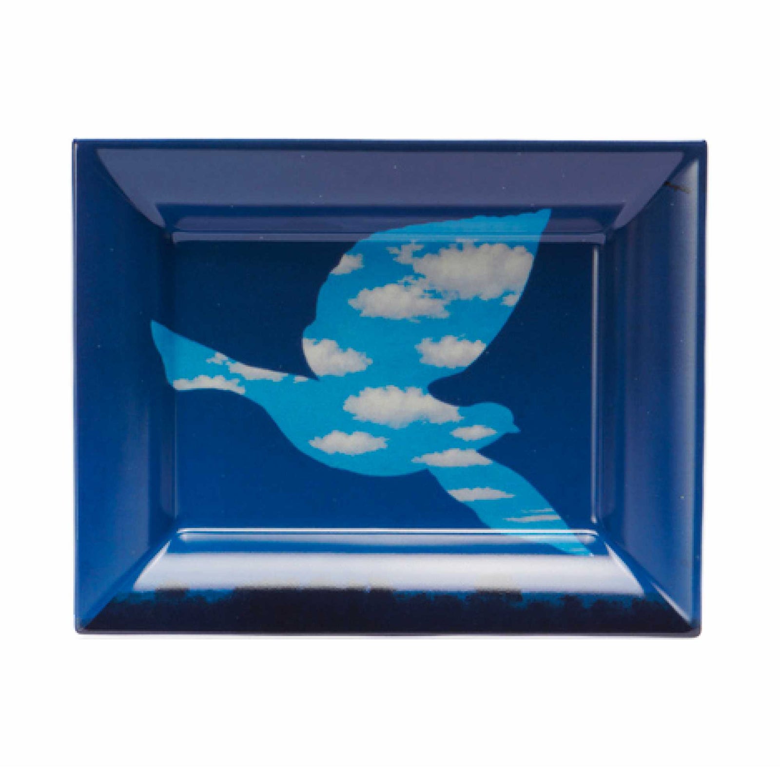 Ligne Blanche Magritte porcelain tray, le retour
