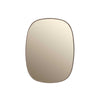 Muuto Framed mirror small, taupe/taupe glass (59x44 cm)