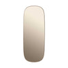 Muuto Framed mirror large, taupe/taupe glass (118x45 cm)