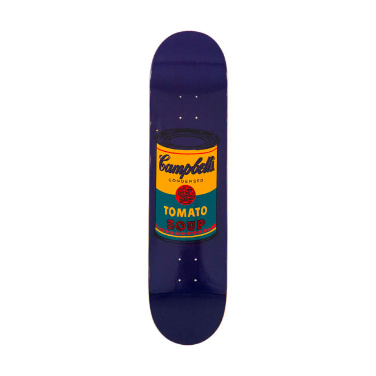 Andy Warhol The Skateroom Skateboard , Andy Warhol Colored Campbell's Soup teal
