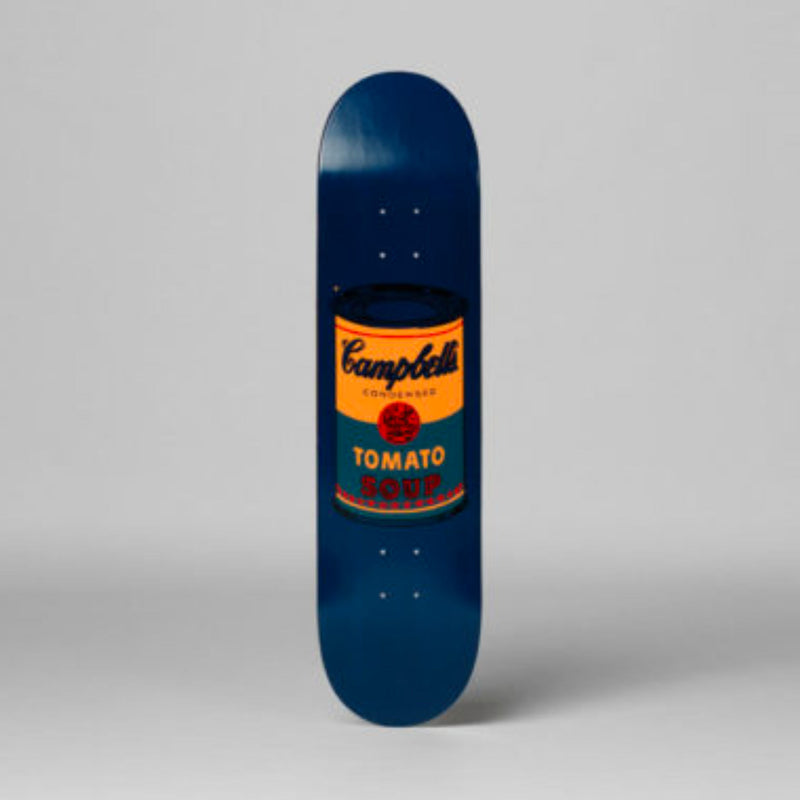 Andy Warhol The Skateroom Skateboard , Andy Warhol Colored Campbell's Soup teal