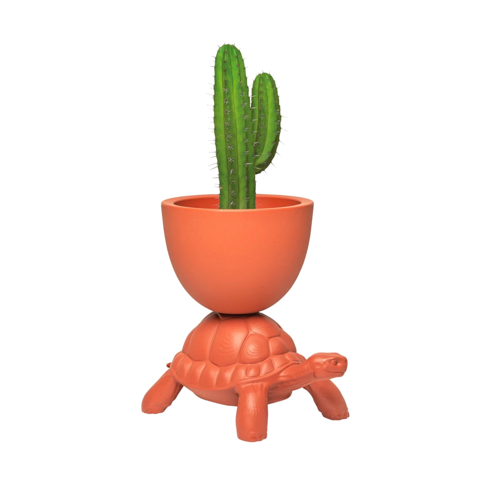 Qeeboo Turtle Carry planter, terracotta