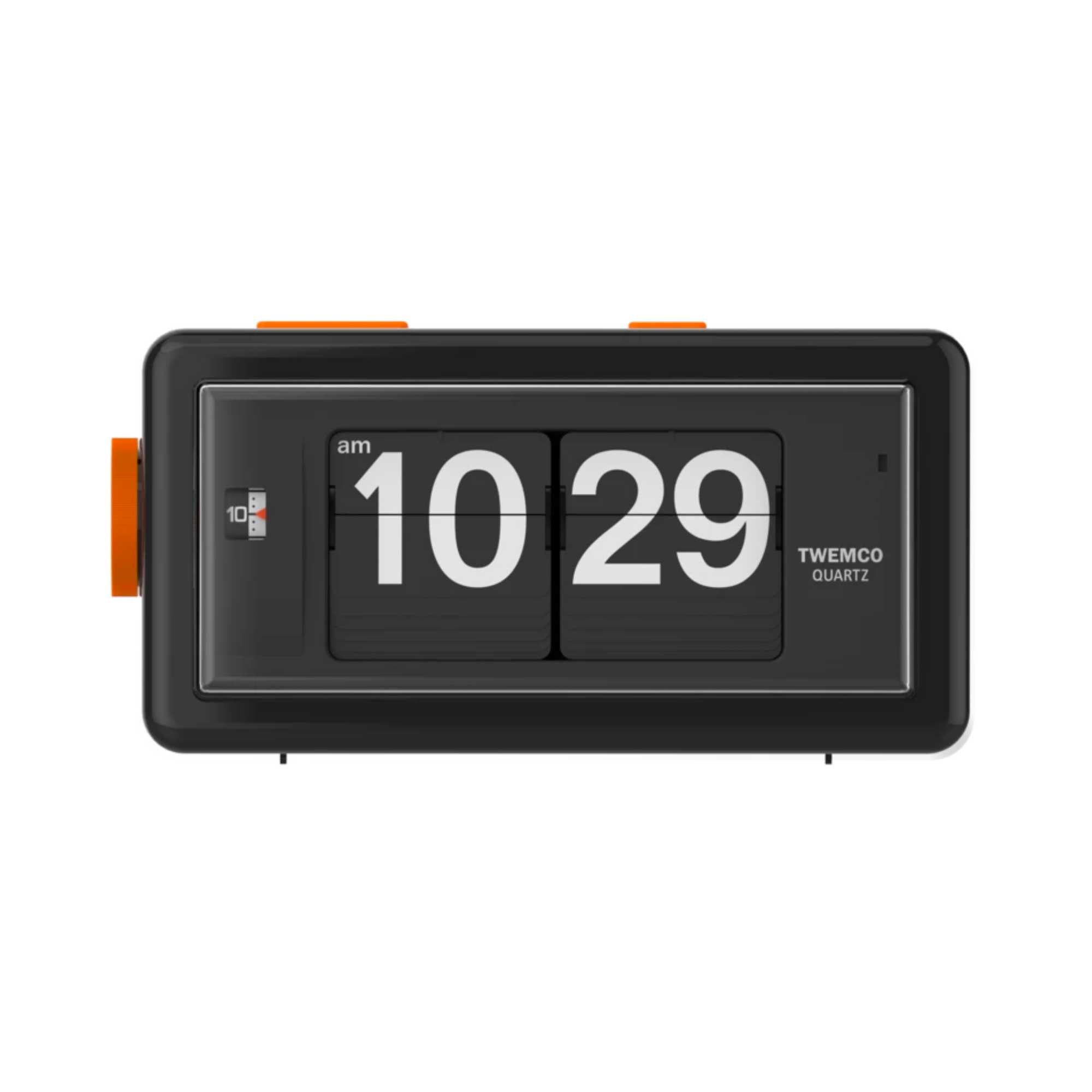 Twemco AL30 alarm flip clock, black