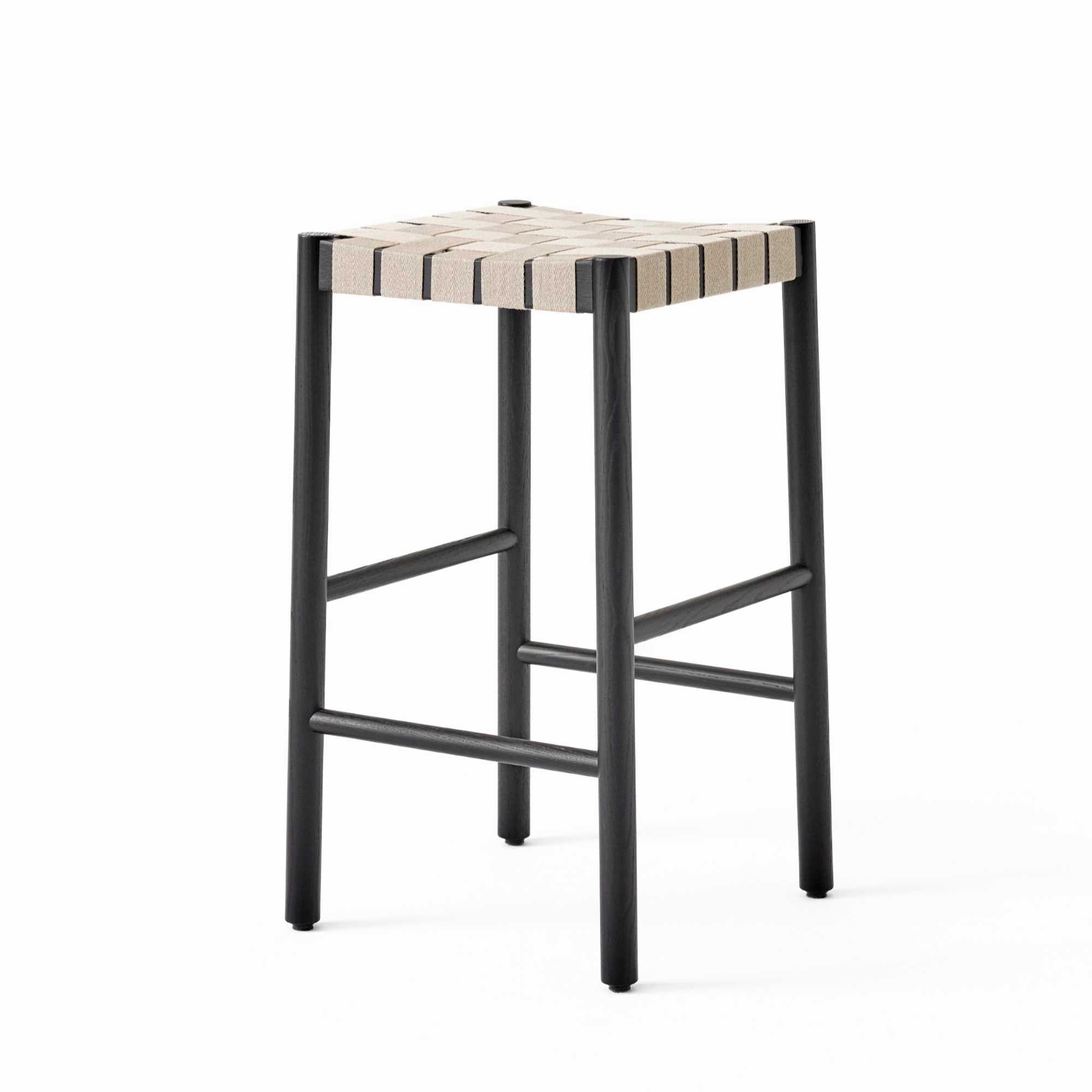 &Tradition TK7 Betty counter stool, black/natural