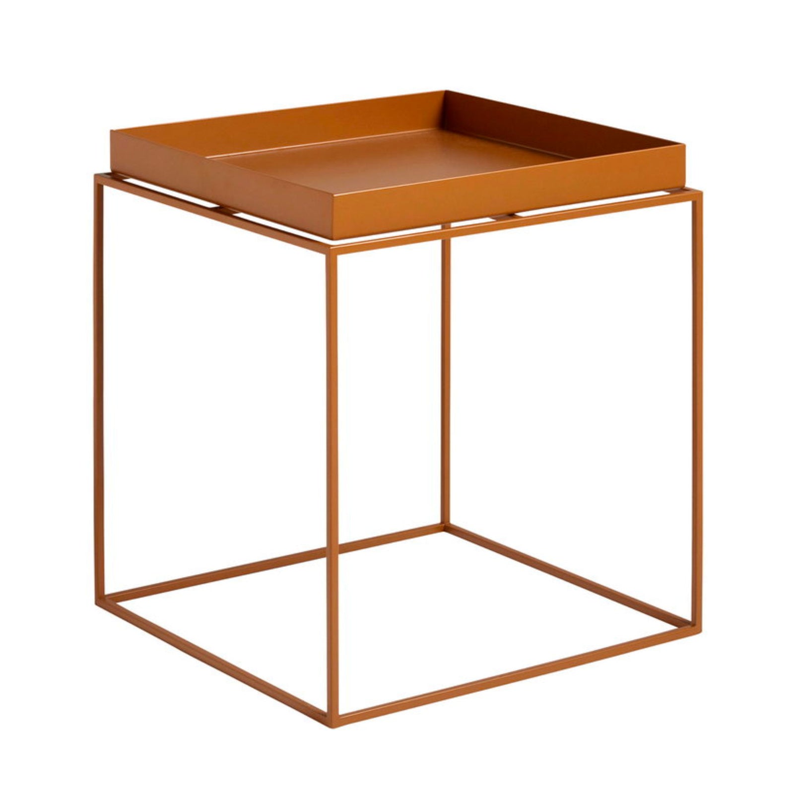 HAY Tray side table M, Toffee (40x40 cm)
