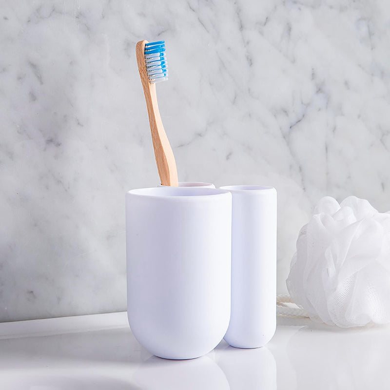 Umbra Touch toothbrush holder, white