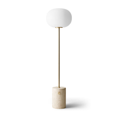 Audo Copenhagen JWDA Floor Lamp, Travetine/Brushed Brass