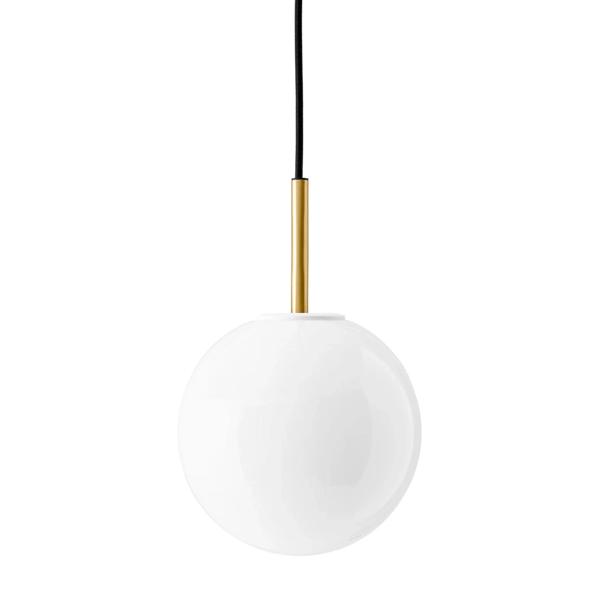 Audo Copenhagen TR Bulb Suspension Frame , Black/Matte Opal Bulb ...