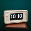 Twemco AL30 alarm flip clock, beige