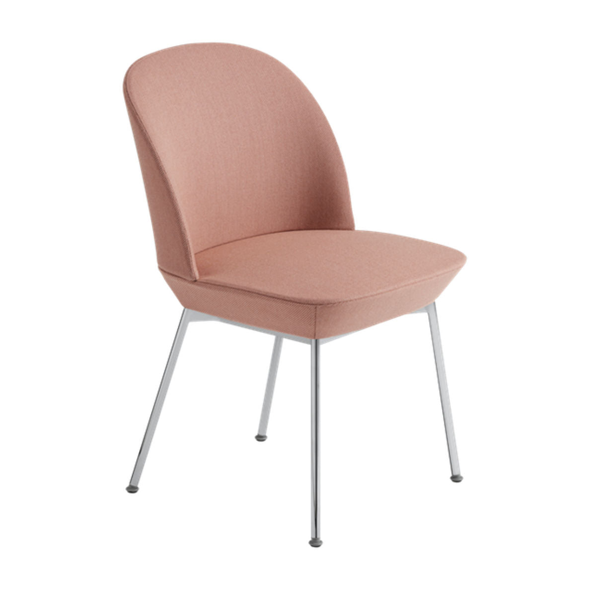 Muuto Oslo side chair, chrome