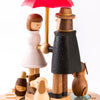 Woodeful Life wooden music box, love under the umbrella