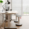 Upis1 ergonomic stool, elegant white