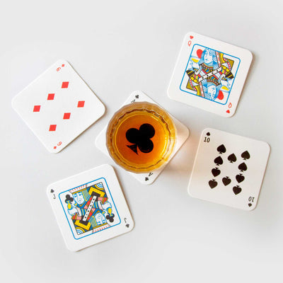 Suck UK Playing Cards Drink Mats