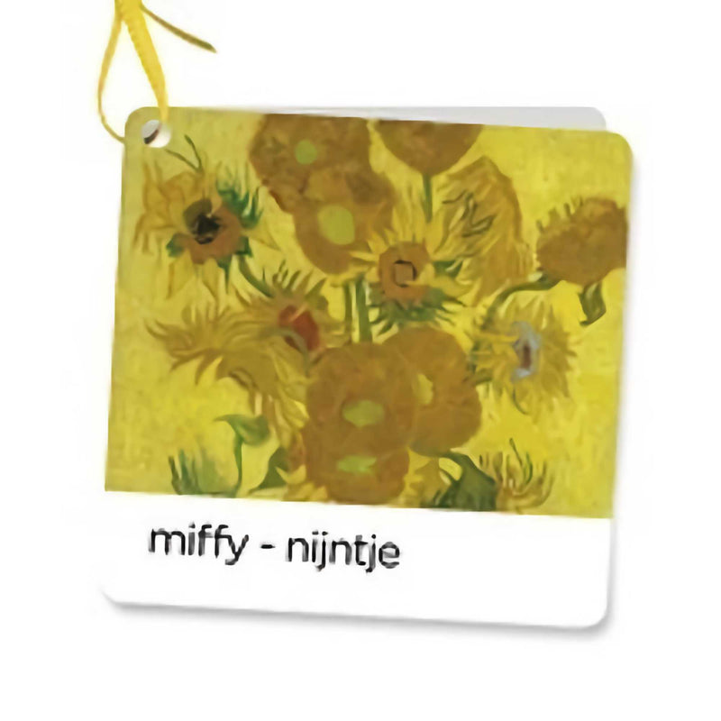 Just Dutch Miffy keychain (12cm), Van Gogh Museum sunflower dress