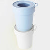 Hachiman Tap trash bin with lid large, smokey blue (10 L)