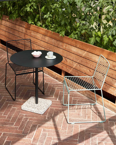 Hay Hee dining chair, asphalt grey (outdoor)