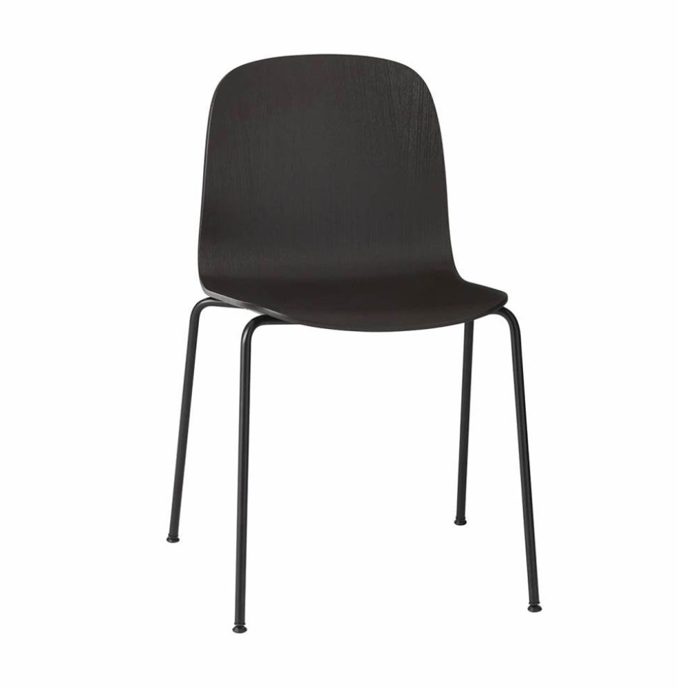 Muuto Tube Base Visu Chair . Black Black