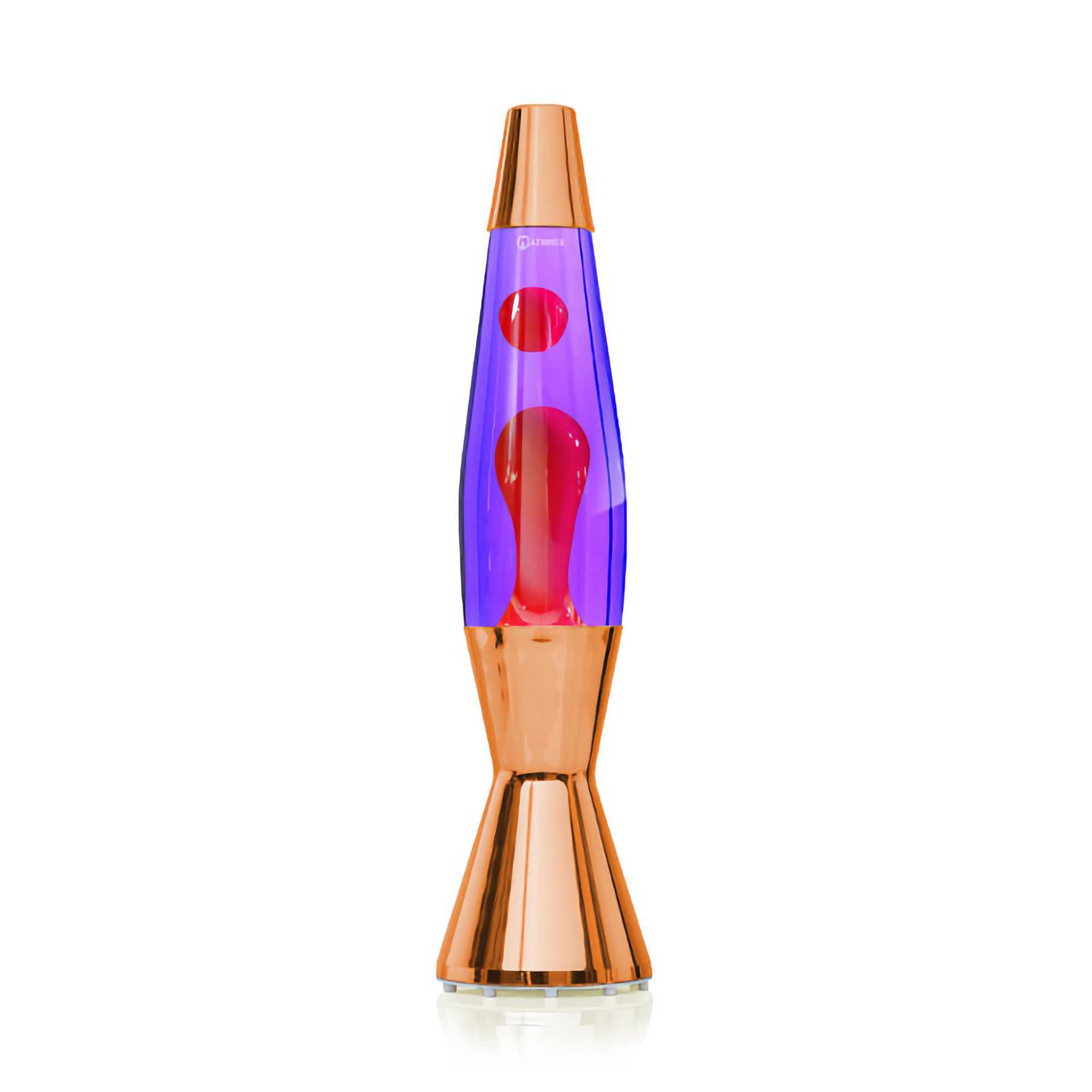 Mathmos Astro Baby Copper Lava Lamp, violet/red (41 cm)