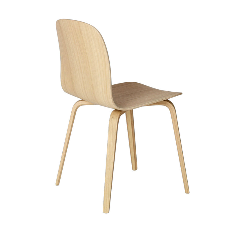 Muuto Visu Chair wood base, oak