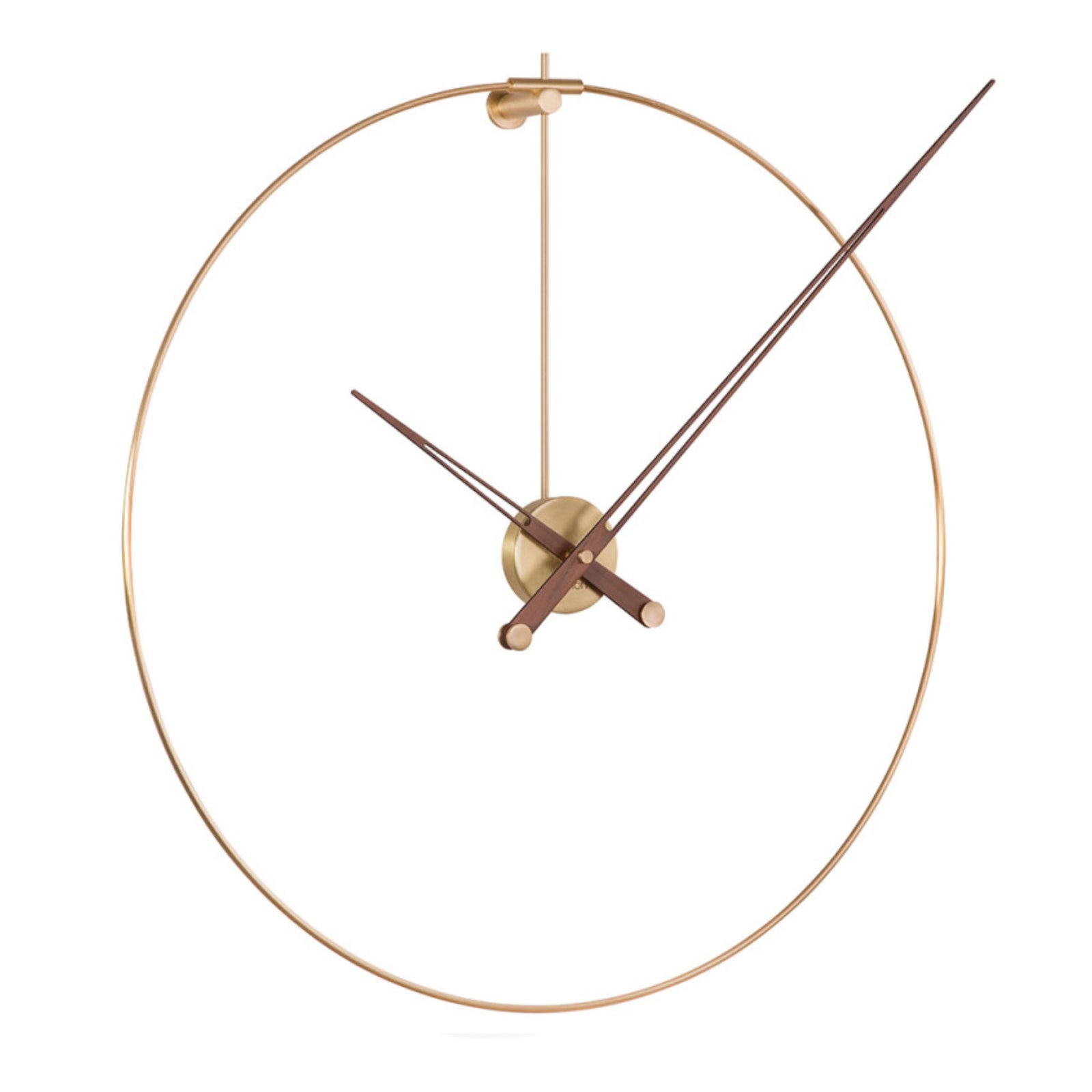 Nomon New Anda Wall Clock , Brass-Walnut