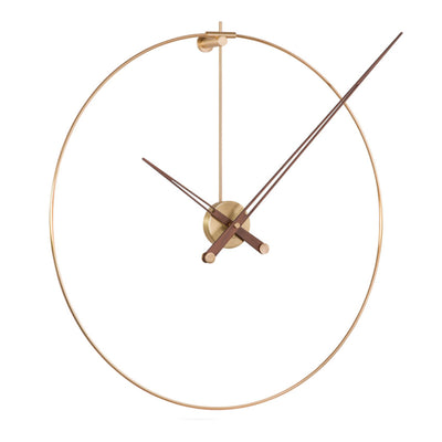 Nomon New Anda Wall Clock , Brass-Walnut