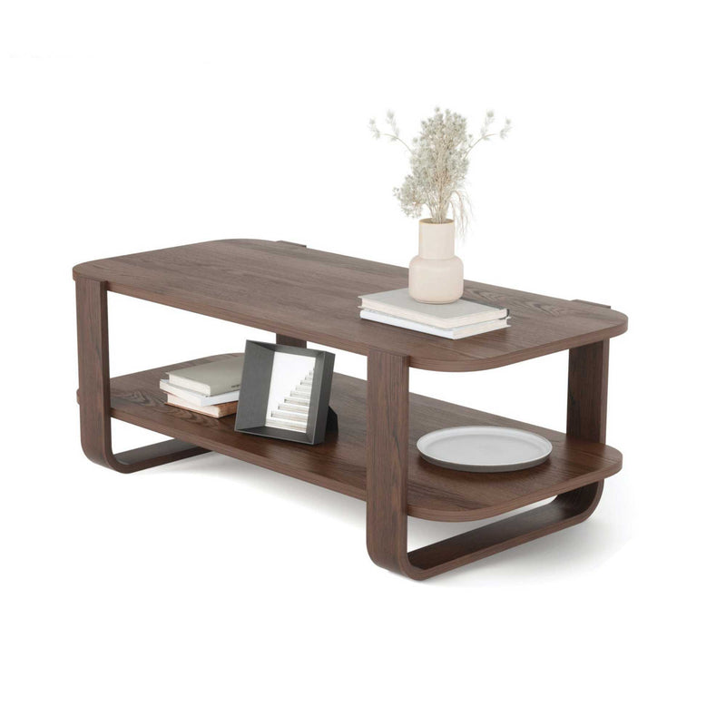 Umbra Bellwood coffee table, aged walnut