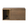 Northern Hifive cabinet system wall, smoked oak (75cm)