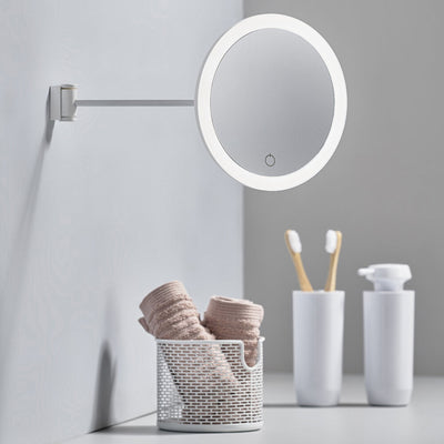 Zone Denmark 5x Magnifying Make-up Mirror Wall , White