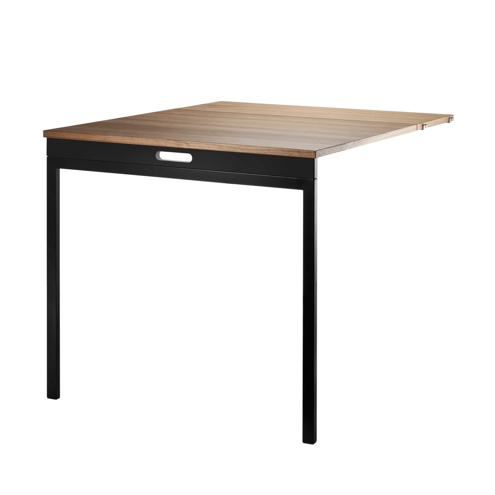 String Folding Table, walnut/black