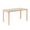 Muuto Workshop Table, warm grey linoleum/oak (130x65cm)